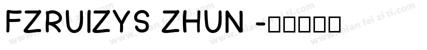 FZRUIZYS ZHUN 字体转换